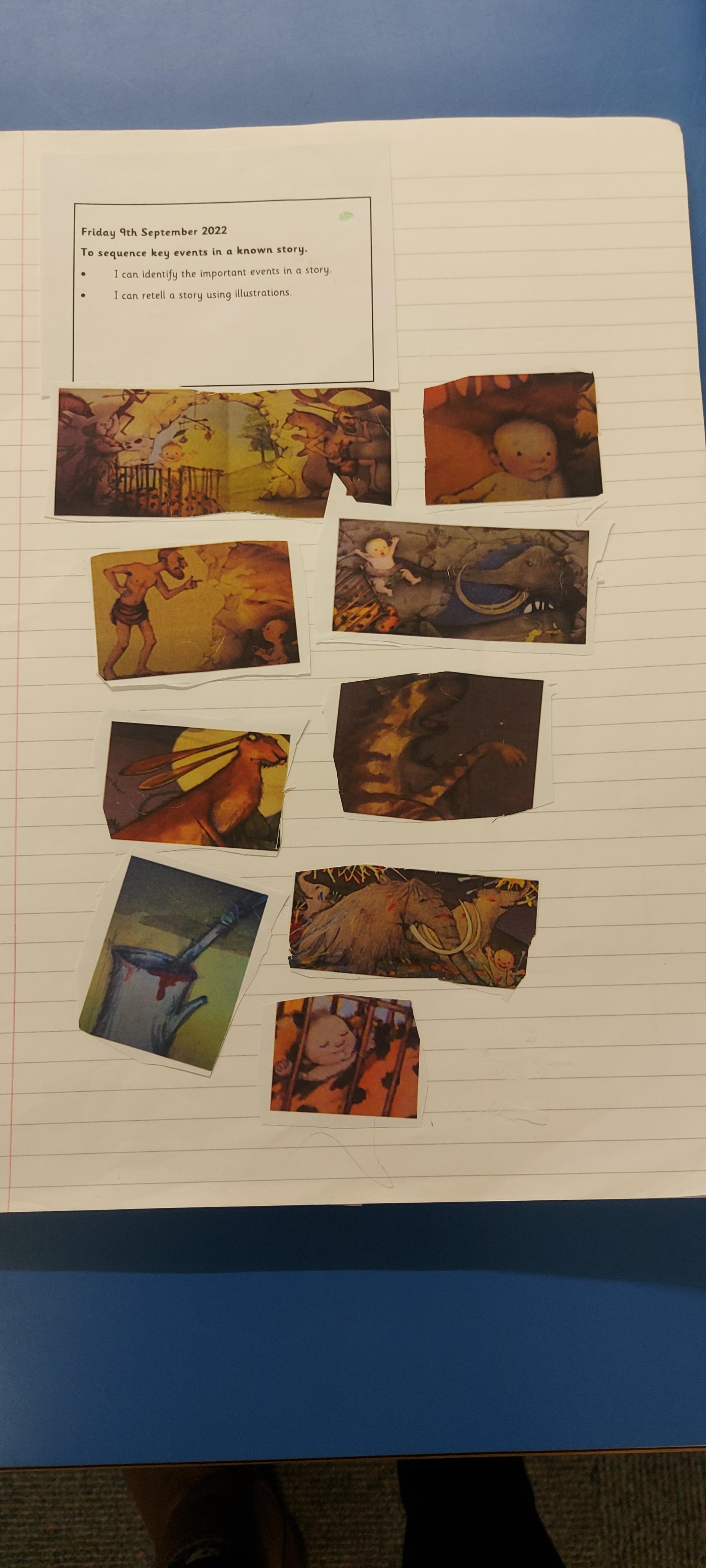 We can identify the important events in a story and order them correctly. 